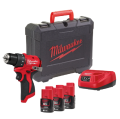 Milwaukee M12 BLDDRC-203C - Kompaktowa wiertarko-wkrętarka