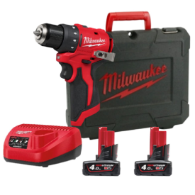 Milwaukee M12 BLDDRC-402C - Kompaktowa wiertarko-wkrętarka