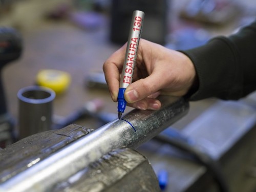 Sakura Pen-Touch 130 - Marker z okrągłą końcówką - niebieski