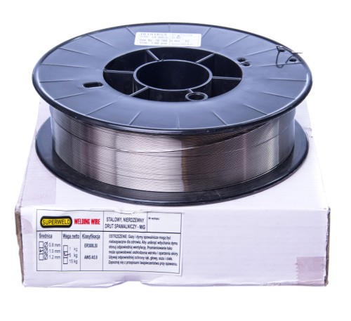 Superweld - Drut do stali nierdzewnej MIG Ø 1.0 - 5 kg 308LSI D200