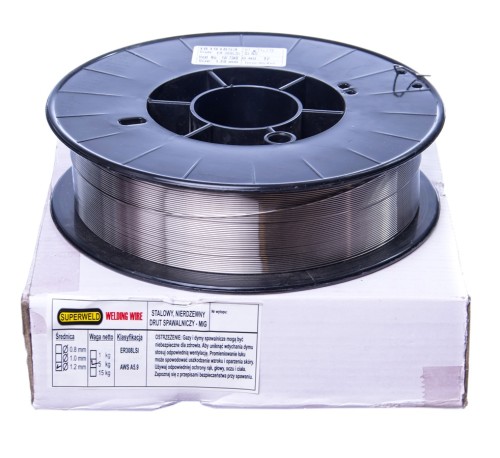 Superweld - Drut do stali nierdzewnej MIG Ø 1.2 - 5 kg 308LSI D200 