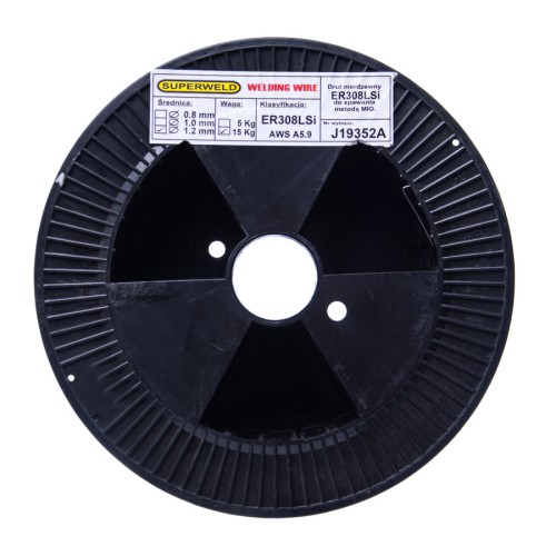 Superweld - Drut do stali nierdzewnej MIG Ø 1.2 - 15 kg 308LSI D300