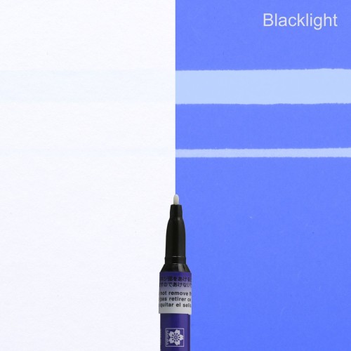 Sakura Pen-touch Fine UV - Cienki marker z atramentem UV - Niebieski