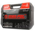Marpol M58222 - Zestaw kluczy nasadowych 1/2" 1/4" - 108 elementów