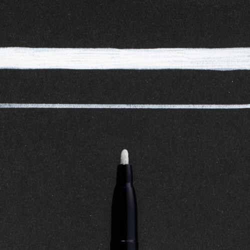 Sakura Pen-touch Fine - Cienki marker biały