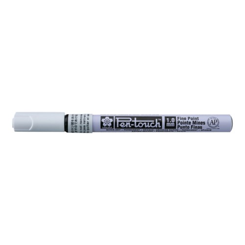 Sakura Pen-touch Fine - Cienki marker biały