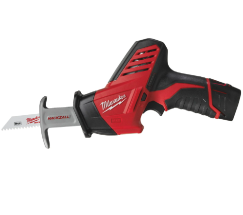 Milwaukee M12 BLPP4A-202B - Zestaw combo wiertarko-wkrętarka + zakrętarka udarowa + piła szablasta + latarka