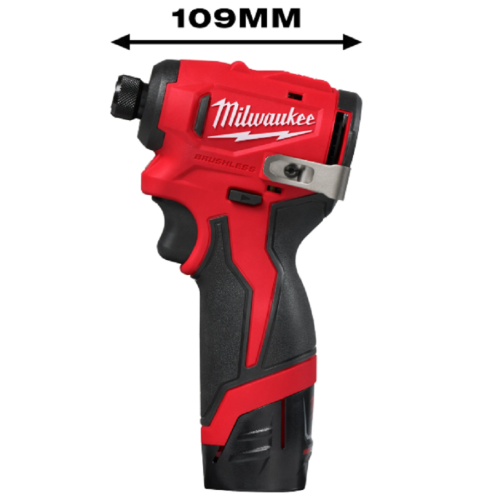 Milwaukee M12 BLPP2D-202B - Zestaw combo wiertarko-wkrętarka + zakrętarka udarowa