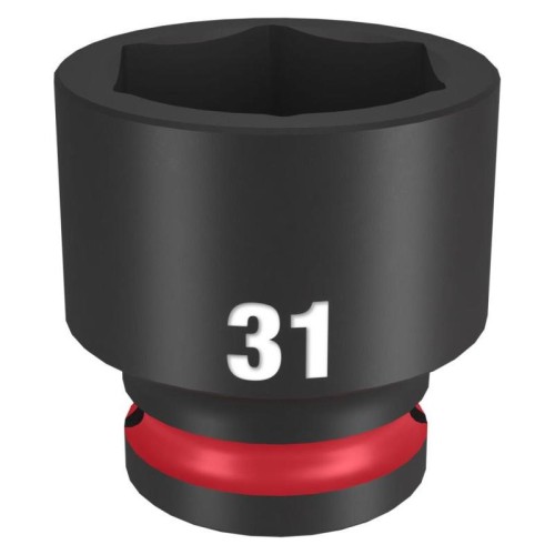 MILWAUKEE 4932500298 - Nasadka udarowa Shockwave 1/2" 6-kątna, krótka, metryczna, 31 mm
