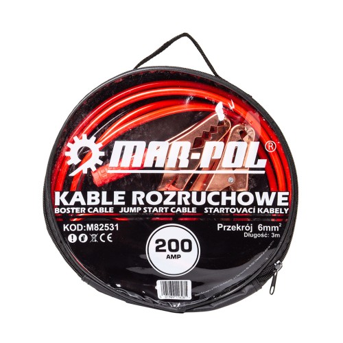 Marpol M82531 - Kable rozruchowe 200A 6mm2x 3m