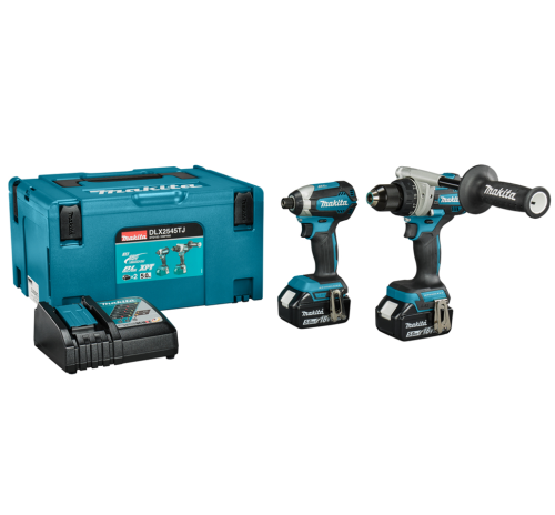 Makita DLX2545TJ - Zestaw combo wiertarko-wkrętarka + zakrętak udarowy 1/4" 
