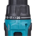 Makita DHP490WVX7 - Akumulatorowa wiertarko-wkrętarka udarowa z zestawem akcesoriów