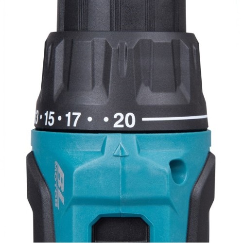 Makita DHP490WVX7 - Akumulatorowa wiertarko-wkrętarka udarowa z zestawem akcesoriów