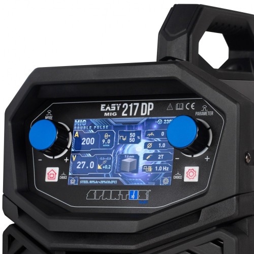 Spartus EasyMIG 217 Dual Pulse - Spawarka inwertorowa - migomat z synergią