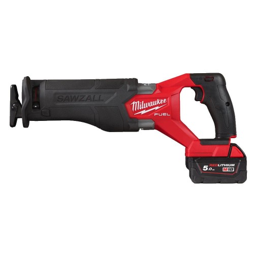 Milwaukee M18 FPP6H3-502B - Zestaw combo wiertarko-wkrętarka udarowa + klucz udarowy 1/2" + pilarka tarczowa 165 mm + piła szablasta + szlifierka kątowa 125 mm + latarka LED