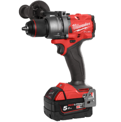 Milwaukee M18 FPP6H3-502B - Zestaw combo wiertarko-wkrętarka udarowa + klucz udarowy 1/2" + pilarka tarczowa 165 mm + piła szablasta + szlifierka kątowa 125 mm + latarka LED