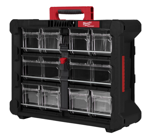 Milwaukee Packout Tip Bin Organiser - Organizer do pojemników Packout na końcówki