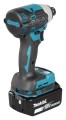 Makita  DTD201RTJ  -  Akumulatorowa wkrętarka udarowa 1/4"