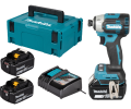Makita  DTD201RTJ  -  Akumulatorowa wkrętarka udarowa 1/4"
