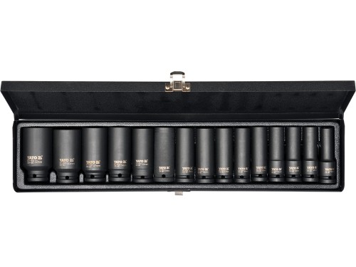 YATO YT-1055 - Nasadki udarowe długi 1/2'' 15 SZT.