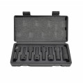 AWTOOLS AW38780BL - KLUCZE UDAROWE TRZPIENIOWE HEX 8szt. BLACK LINE 1/2"