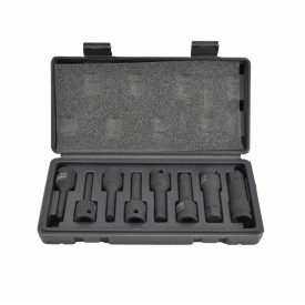 AWTOOLS AW38780BL - KLUCZE UDAROWE TRZPIENIOWE HEX 8szt. BLACK LINE 1/2"