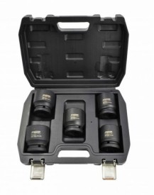 AWTOOLS ZESTAW NASADEK UDAROWYCH KRÓTKIE 3/4" - BLACK LINE - 5 części