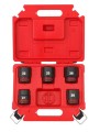 MILWAUKEE 4932498751 - Zestaw nasadek udarowych krótkich 1" - 5 części