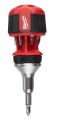 MILWAUKEE 4932471868 - Krótki uniwersalny wkrętak z grzechotką 8 w 1