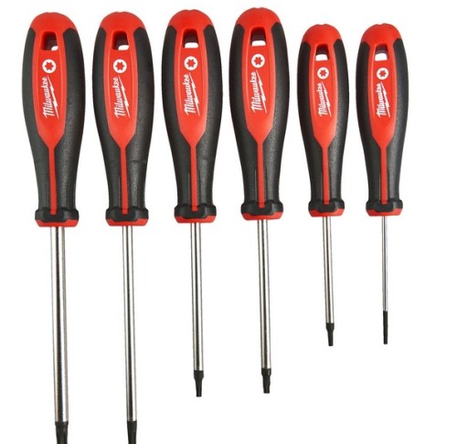 MILWAUKEE 4932471809 - Zestaw wkrętaków Torx - 6 szt