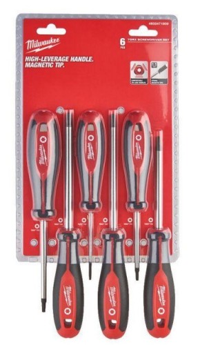 MILWAUKEE 4932471809 - Zestaw wkrętaków Torx - 6 szt