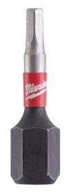 MILWAUKEE 4932500384 - SHOCKWAVE Końcówka wkrętakowa Hex 10/25 mm - 3 szt