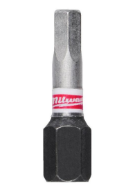 Milwaukee 4932500380 - Bit udarowy Shockwave 6-kątny 4 x 25 mm (3 szt.) 