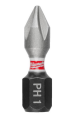 Milwaukee 4932500352 - Bit udarowy Shockwave do śrub Phillips, PH1 x 25 mm (3 szt.) 