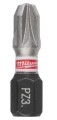 MILWAUKEE 4932500357 - Bit udarowy Shockwave do śrub Pozidriv - PZ3 x 25 mm (3 szt) 
