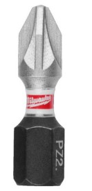 MILWAUKEE 4932500356 - Bit udarowy Shockwave do śrub Pozidriv - PZ2 x 25 mm (3 szt) 
