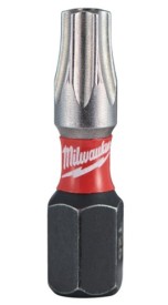 MILWAUKEE 4932500375 - Bit udarowy Shockwave do śrub Torx - TX BO25 x 25 mm (3 szt) 