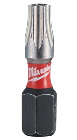 MILWAUKEE 4932500375 - Bit udarowy Shockwave do śrub Torx - TX BO25 x 25 mm (3 szt) 