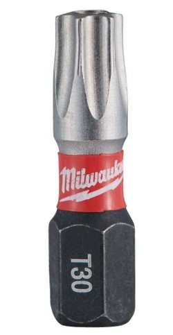MILWAUKEE 4932500376 - Bit udarowy Shockwave do śrub Torx - TX BO30 x 25 mm (3 szt) 