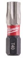 MILWAUKEE 4932500377 - Bit udarowy Shockwave do śrub Torx - TX BO40 x 25 mm (3 szt) 