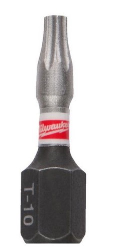 MILWAUKEE 4932500361 - Bit udarowy Shockwave do śrub Torx - TX10 x 25 mm (3 szt) 
