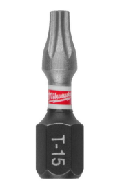Milwaukee 4932500362 - Bit udarowy Shockwave do śrub Torx TX15 x 25 mm (3 szt.) 