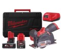 Milwaukee M12 FCOT-422X - Akumulatorowa przecinarka kątowa 76mm