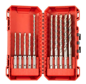 Milwaukee 4932492117 - Zestaw wierteł udarowych do betonu SDS-Plus  5 - 12 mm (10 szt.) 