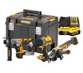 DEWALT DCK355P2T - Akumulatorowy zestaw Combo DCD800 +DCH172+DCG405