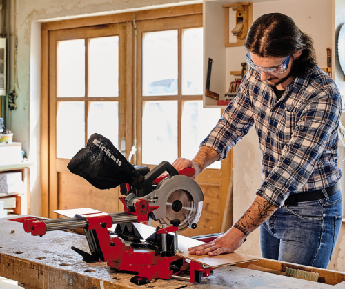 Einhell TE-MS 36/210 Li-Solo - Akumulatorowa Piła ukośna 210 MM z posuwem