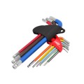 AWTOOLS AW35018BL - KLUCZE IMBUSOWE HEX/ 1,5-10,0mm/ 9szt. KOLOR KULA BLACK LINE
