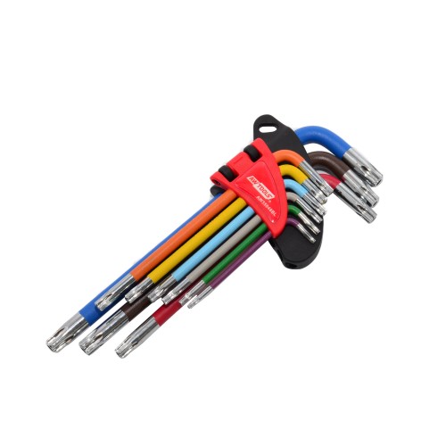 AWTOOLS AW35048BL - KLUCZE IMBUSOWE TORX/ T10-T50/ 9szt. KOLOR BLACK LINE