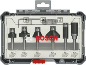 BOSCH ZESTAW FREZÓW  6szt. UCHWYT 1/4 TRIM & ENDING