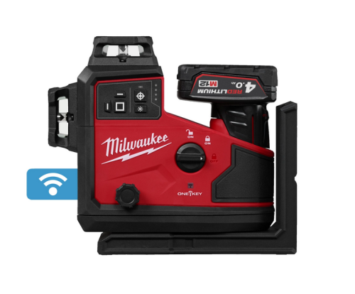 Milwaukee M12 A3PLO-401C - Laser 3-płaszczyznowy zielony
